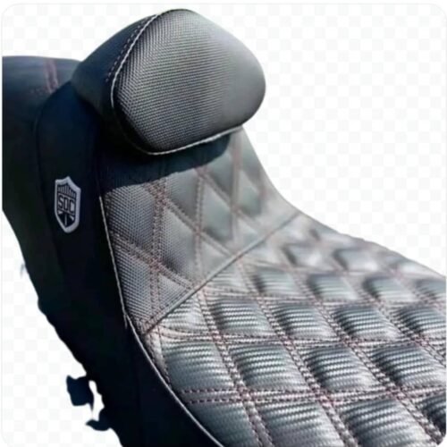 Brand new saddlemen seat with red stitching