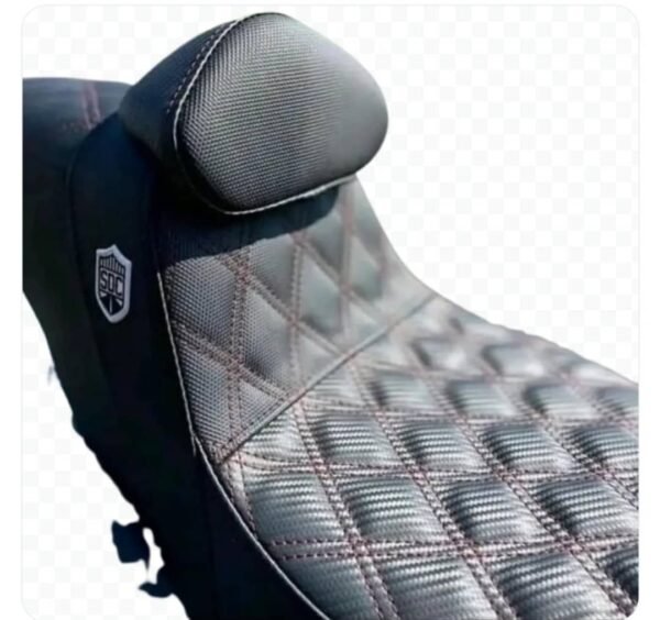 Brand new saddlemen seat with red stitching