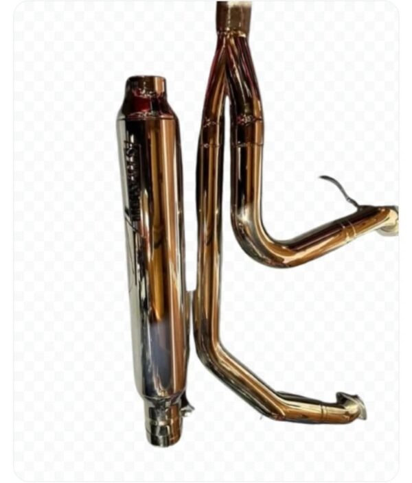 Stealth Mid-Length Fully Polished Exhaust for 2024 Street Glide