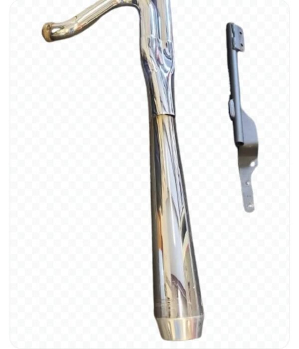 Harley 2006-Up Dyna Chrome Road Rage 2 into 1 Exhaust with 2.5" Competition Baffle - Image 4