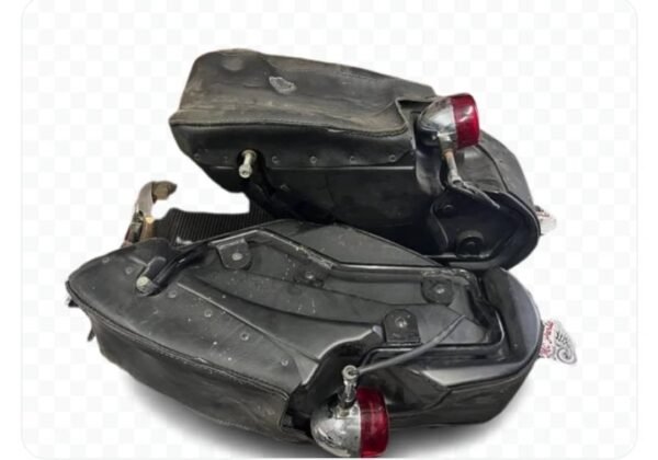 OEM Harley Dyna FXDX Leather Bags - Image 3