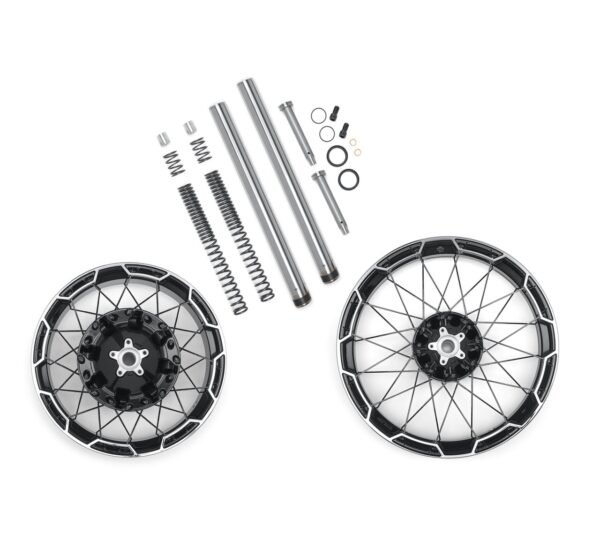 Combo Cast Laced 21-inch Front/18-inch Rear Wheel Kit