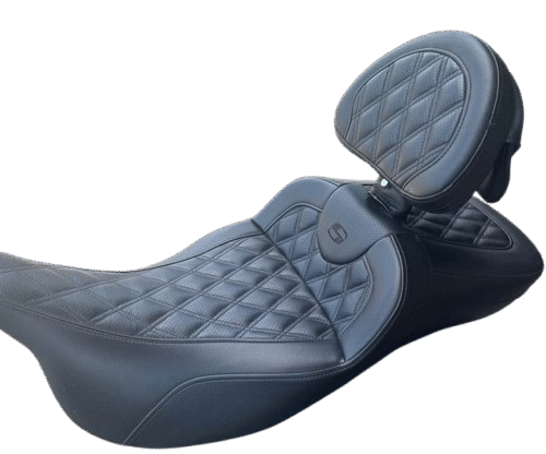 Saddleman Extended Reach Gel Seat with Driver Backrest