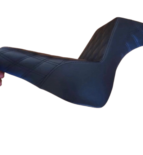 Black Saddleman Step Up Seat with Black LS Stitching