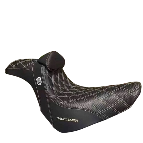 SDC Saddleman Seat with Custom Gold Stitching